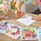 12-Pack DIY 5D Diamond Painting Greeting Cards – Pastel Floral Rhinestone Art Kits with Envelopes, Handmade Craft for Adults & Kids, Birthday & Special Occasion Gifts